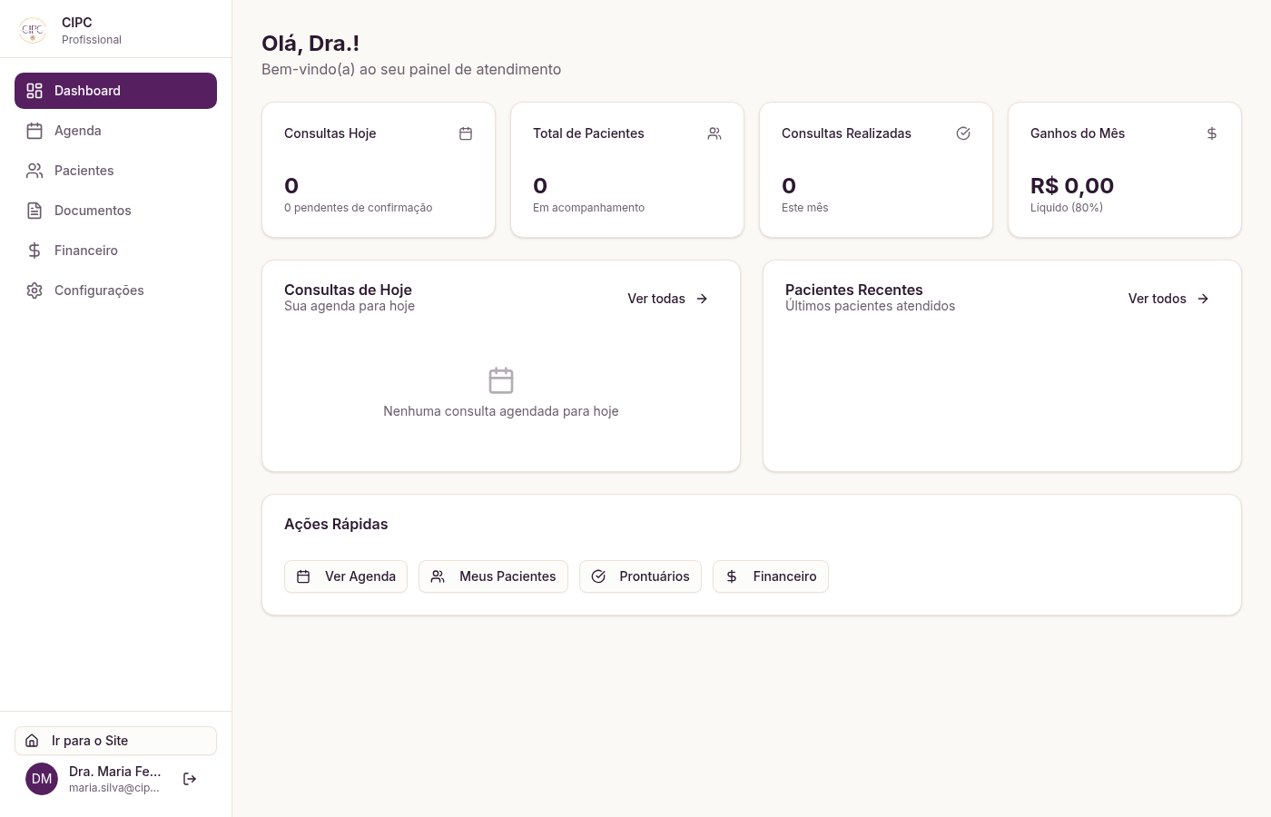 Dashboard Completo